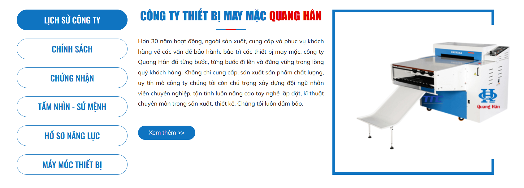 Máy Ép Keo Vải Hóc Môn