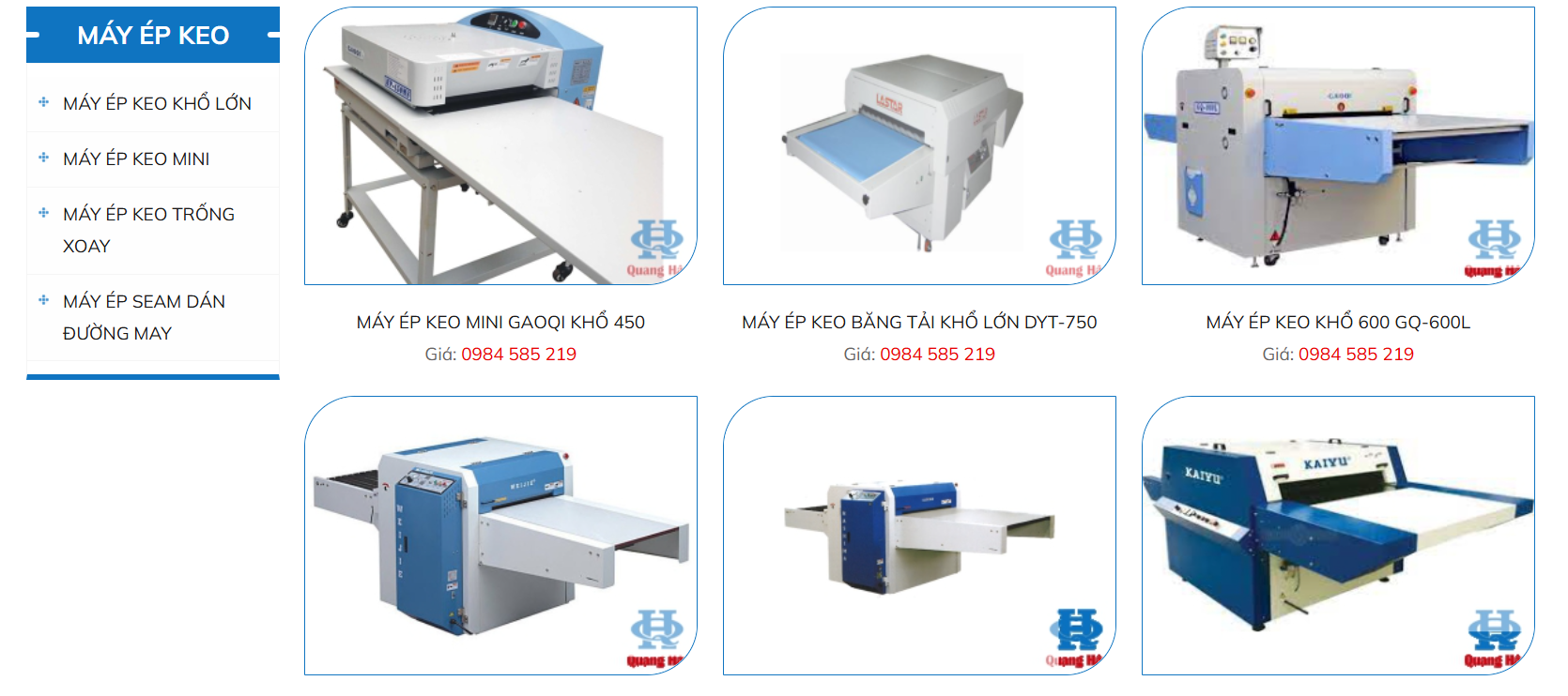 Máy Ép Keo Vải Hóc Môn