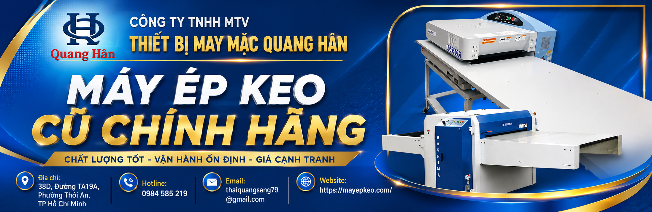 Máy Ép Keo Cũ Chính Hãng