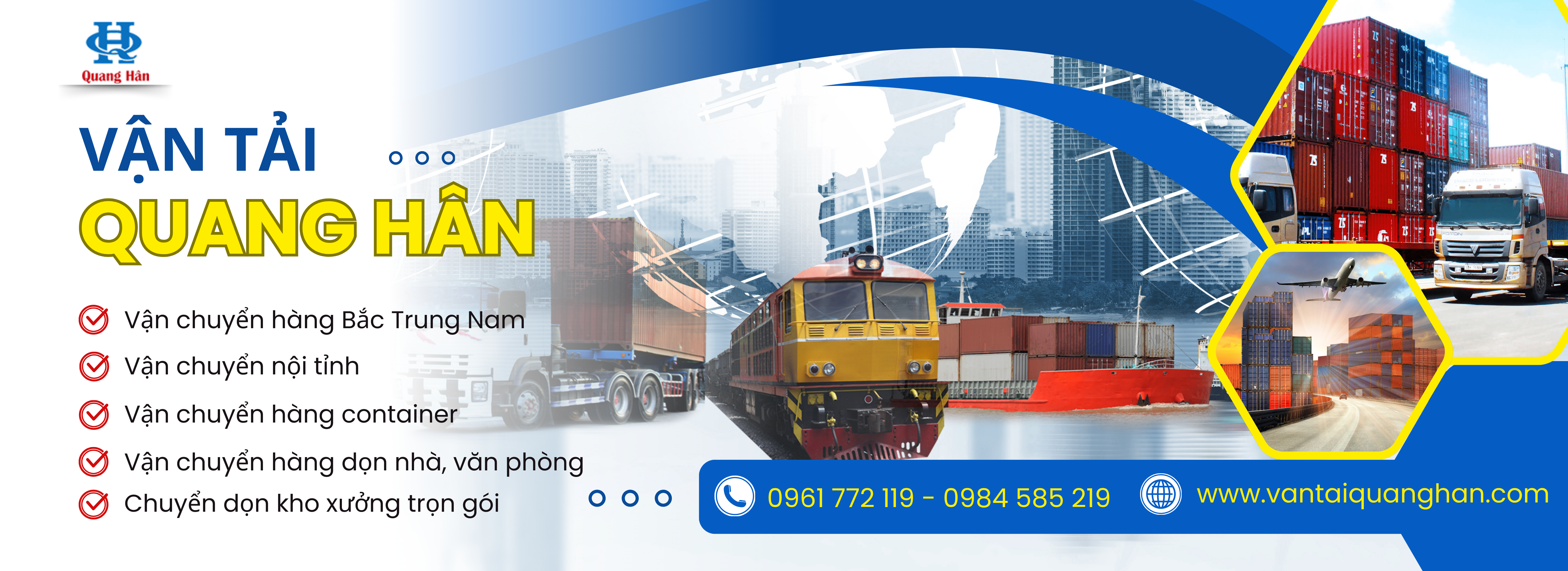 Vận tải Quang Hân - vận chuyển bắc trung nam
