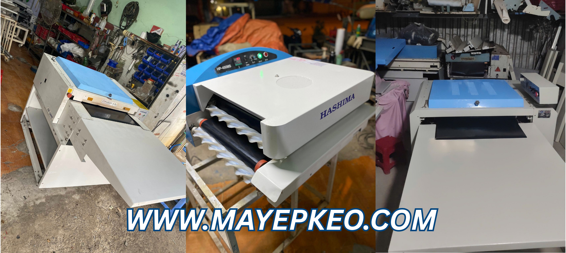 Máy Ép Keo Vải Hóc Môn