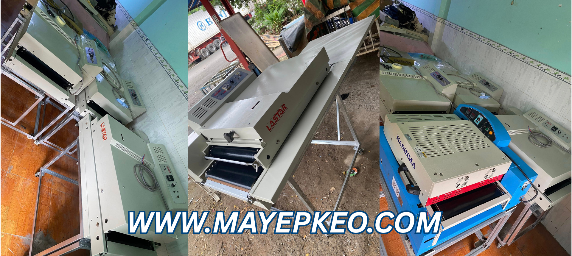 Máy Ép Keo Vải Hóc Môn