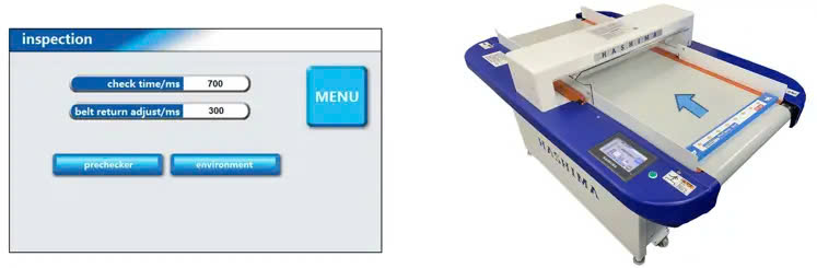 Chế độ kiểm tra môi trường và bộ dẫn hướng sản phẩm