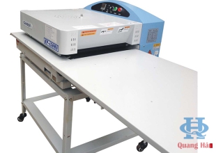 Máy ép keo mini Gaoqi khổ 450